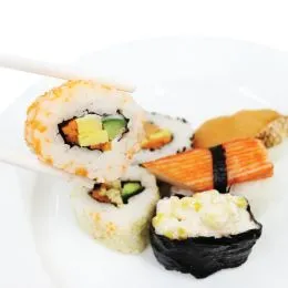 Sushi colorful