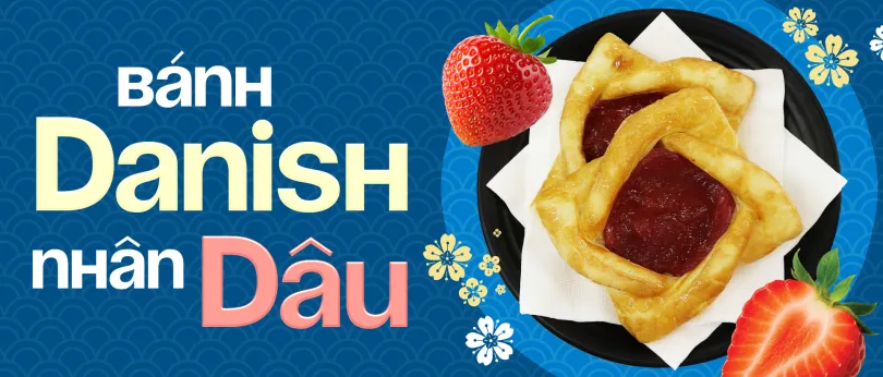 BÁNH DANISH NHÂN DÂU