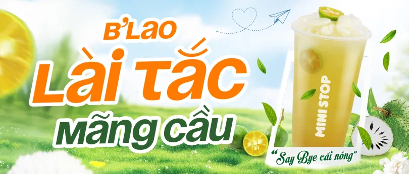 Gợi ý món nước say bye oi bức – B’Lao Lài Tắc Mãng Cầu✨