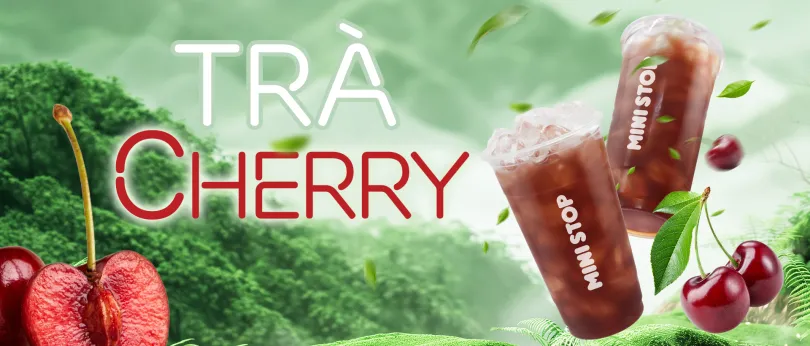 🍒 CHUA NGỌT MÁT LẠNH – TRÀ CHERRY TỚI ĐÂYY 🍒